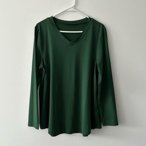 Green long sleeve shirt